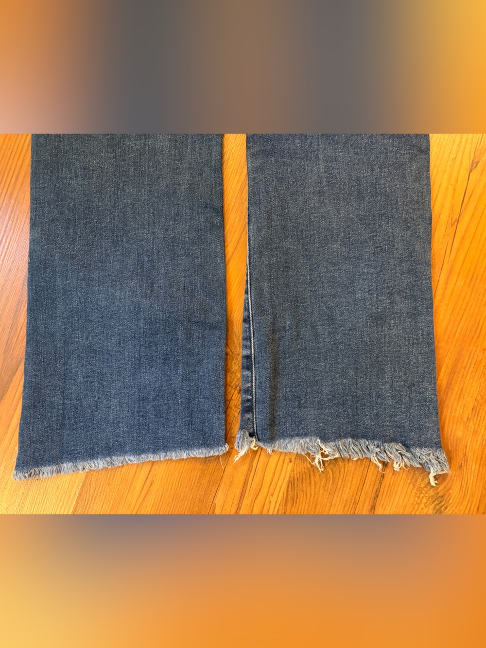 MOTHER Insider Crop Step Fray Jeans Sweet and Sassy Wash 30 - Picture 8 of 15